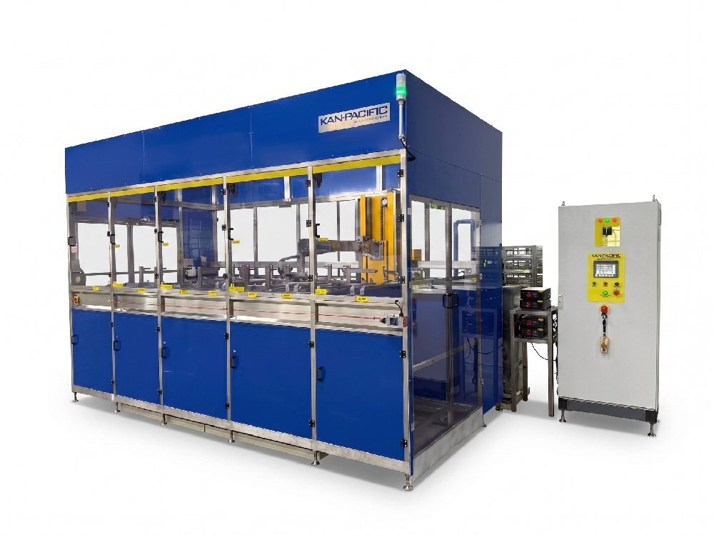 Precision Metal Aqueous Ultrasonic Cleaning and Drying Automatic Line
